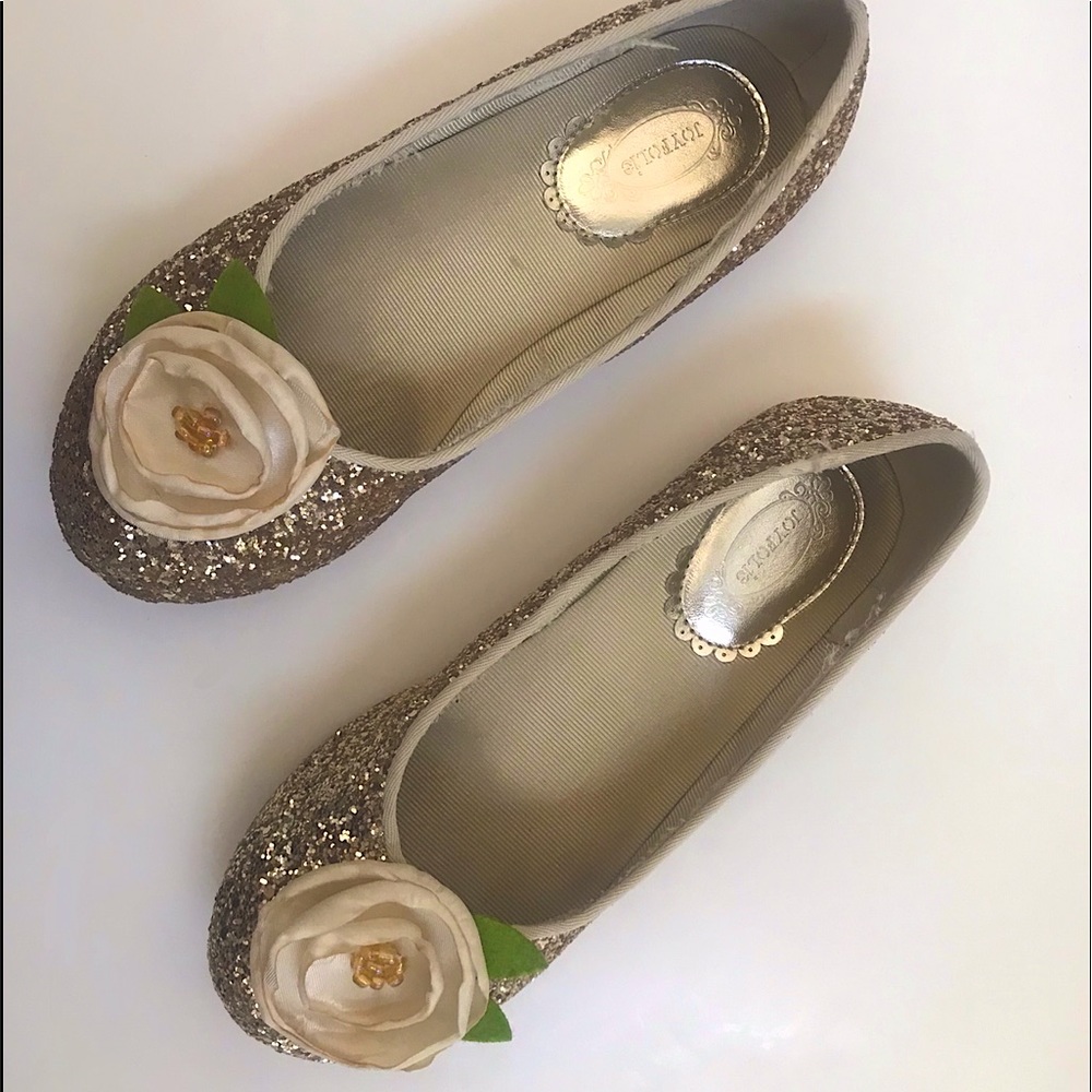 Penny lane flat in gold